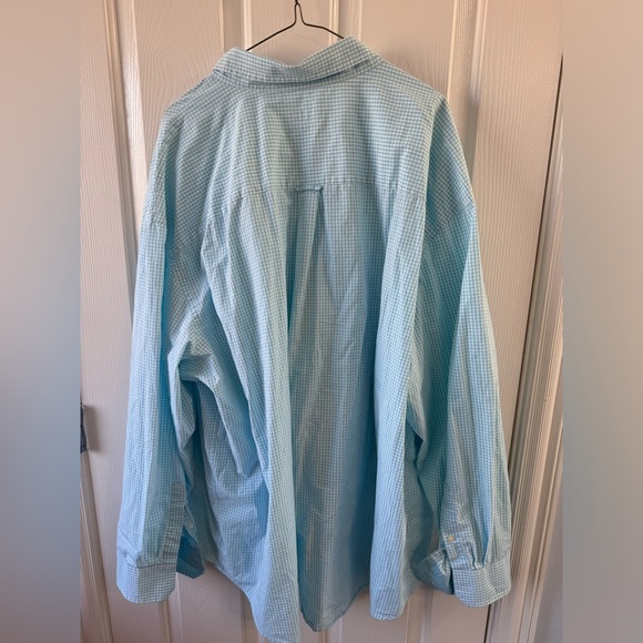 Izod - Mens - Big & Tall Light Blue Oxford Button Down 4XL - Picture 2 of 5